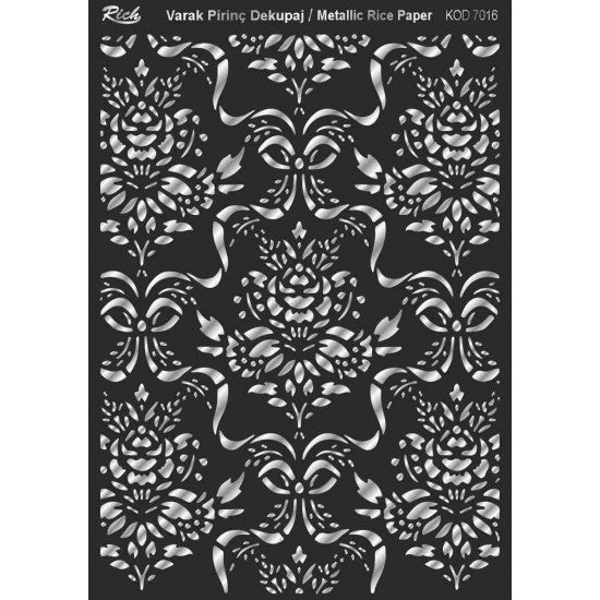 Metallic Rice Paper 71016