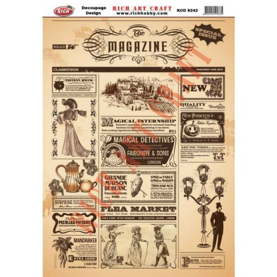 9242 Classic Decoupage Paper - 9242 – Artshop