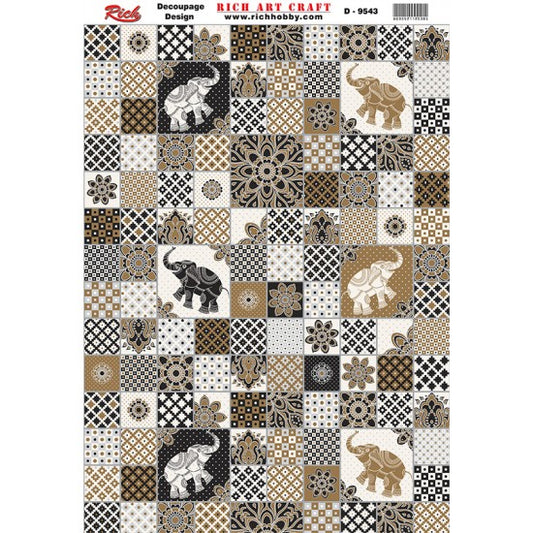 Classic Decoupage Paper - 9543